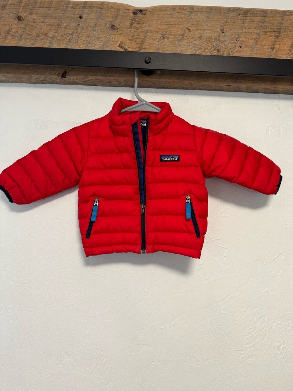 Patagonia Bright Red Puffer Jacket - baby